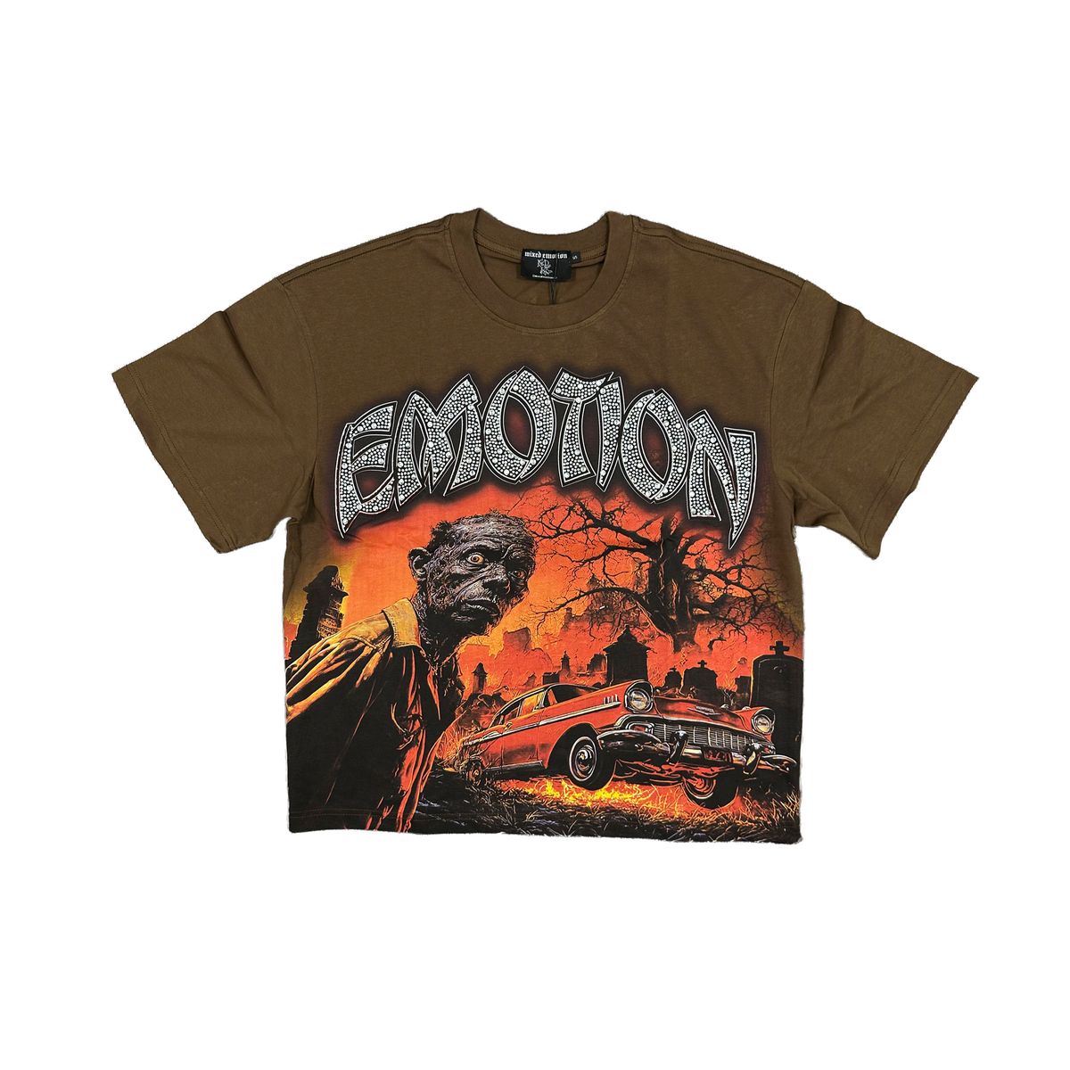 MIXED EMOTION Brown “Apocalypse” Tee