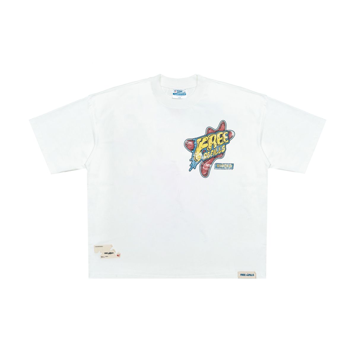 AMOEBA TEE WHITE