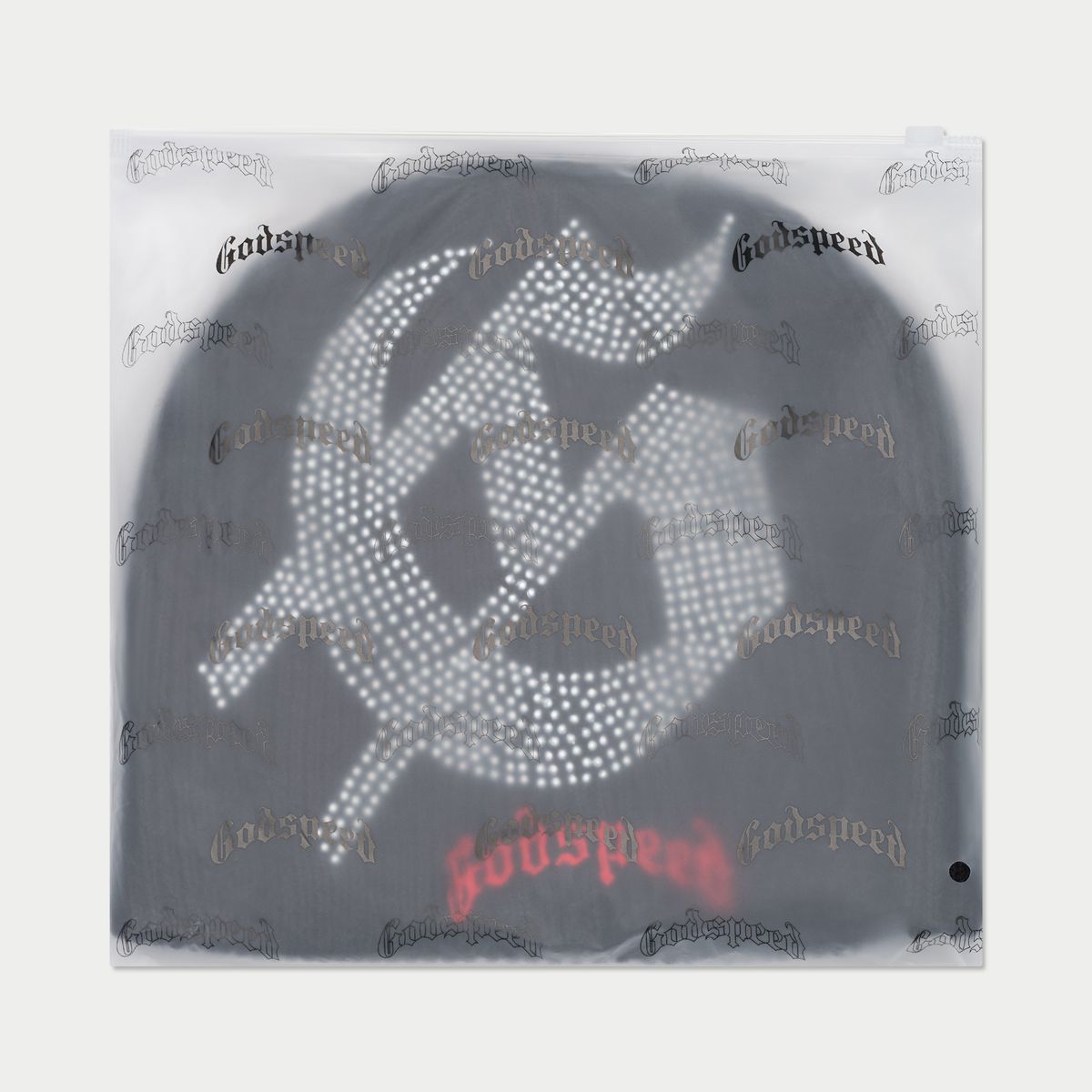 Godspeed STUDDED Beanie (RED BLACK)